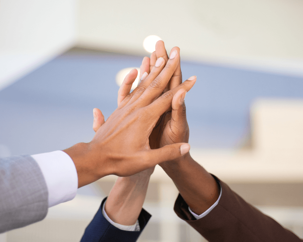 Team collaboration on business documents